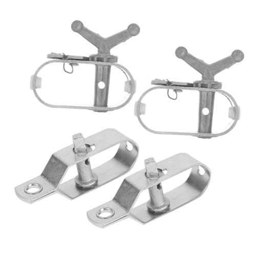 TOYANDONA 4 Stück Drahtseil Spanner Robuste Spannschlösser für Gewächshaus Garten Einstellbare Seilaufhängung mit Hoher Tragfähigkeit für Zaun Poolabdeckung Pflanzenstütze Hohe Langlebigkeit von TOYANDONA
