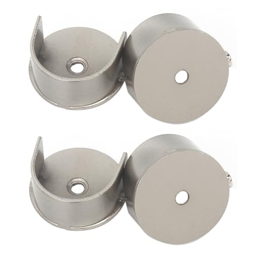 TOYANDONA 4 Stück Gardinenstangenhalterung Stabile U förmige Wandhalter für Vorhangstangen und Kleiderstangen Vielseitig Einsetzbar für Fenster Bad Balkon und Schrank von TOYANDONA