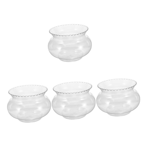 TOYANDONA 4 Stück Klarer Desktop Aquarium Tank Multifunktionales Fischglas für Goldfische und Pflanzen für Büro und Zuhause Stilvolle Tischdekoration Langlebiges Material TOYANDONA 4 Stück Klarer Desktop Aquarium Tank Multifunktionales Fischglas für Goldfische und Pflanzen für Büro und Zuhause Stilvolle Tischdekoration Langlebiges Material von TOYANDONA