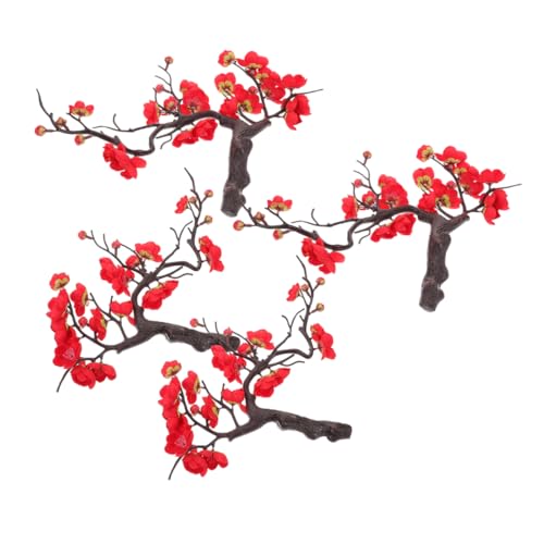 TOYANDONA 4 Stück Künstliche Kirschblüten Zweige Realistische Blumenarrangements für Tisch und Hochzeitsdekoration Langlebig und Lebensecht für Home Decor und TOYANDONA 4 Stück Künstliche Kirschblüten Zweige Realistische Blumenarrangements für Tisch und Hochzeitsdekoration Langlebig und Lebensecht für Home Decor und von TOYANDONA
