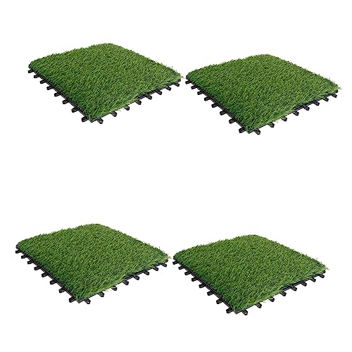 TOYANDONA 4 Stück Kunstrasen Fliesen Dekorative wasserdichte Rasenmatten für Garten Terrasse und Balkon Pflegeleicht und Langlebig TOYANDONA 4 Stück Kunstrasen Fliesen Dekorative wasserdichte Rasenmatten für Garten Terrasse und Balkon Pflegeleicht und Langlebig von TOYANDONA