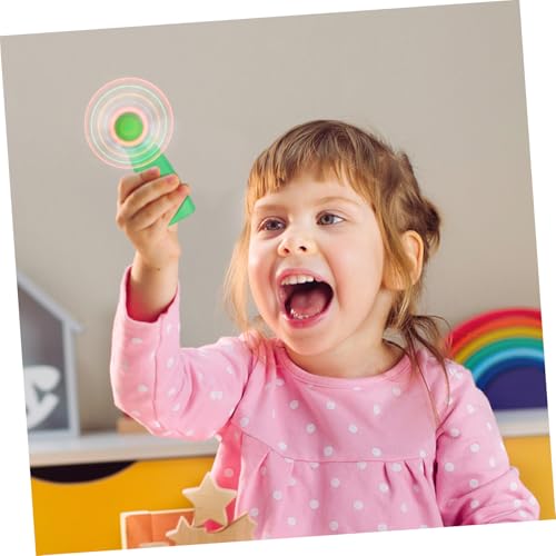 TOYANDONA 4 Stück Mini LED Tischventilator mit Farbigem Leuchteffekt Leiser Tragbarer Handventilator aus Abs PVC Sicher für Büro Schlafzimmer und Outdoor aktivitäten Zufällige Farbe TOYANDONA 4 Stück Mini LED Tischventilator mit Farbigem Leuchteffekt Leiser Tragbarer Handventilator aus Abs PVC Sicher für Büro Schlafzimmer und Outdoor aktivitäten Zufällige Farbe von TOYANDONA