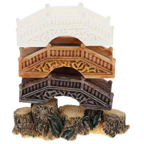 TOYANDONA 4 Stück Miniatur Brücken Modell Kunststoff Miniatur Brücke Deko für Garten Bonsai Aquarium Mikro Landschaft Wohnkultur mit Realistischen Farben und Filigraner Verarbeitung TOYANDONA 4 Stück Miniatur Brücken Modell Kunststoff Miniatur Brücke Deko für Garten Bonsai Aquarium Mikro Landschaft Wohnkultur mit Realistischen Farben und Filigraner Verarbeitung von TOYANDONA