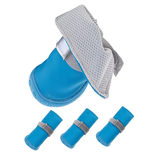 TOYANDONA 4 Stück Praktische Hundeschuhe Reflektierend rutschfest Pfotenfreundlich für Kleine bis Große Hunde Outdoor und Indoor Leicht TOYANDONA 4 Stück Praktische Hundeschuhe Reflektierend rutschfest Pfotenfreundlich für Kleine bis Große Hunde Outdoor und Indoor Leicht von TOYANDONA