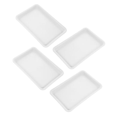 TOYANDONA 4 Stück Quadratische Pflanzenteller Dickem Kunststoff Wasserauffangende Untersetzer für Sukkulenten und Bonsai Robuste Blumentopf Schalen für Balkon und Außenbereich TOYANDONA 4 Stück Quadratische Pflanzenteller Dickem Kunststoff Wasserauffangende Untersetzer für Sukkulenten und Bonsai Robuste Blumentopf Schalen für Balkon und Außenbereich von TOYANDONA