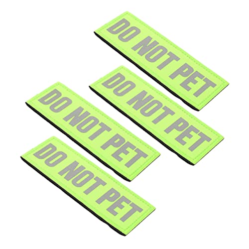 TOYANDONA 4 Stück Reflektierende Service Hund Patch Selbstklebend Hautfreundlich Atmungsaktiv für Sicherheitsgeschirr Hunde bei Nacht Zubehör für Service Hund Harness TOYANDONA 4 Stück Reflektierende Service Hund Patch Selbstklebend Hautfreundlich Atmungsaktiv für Sicherheitsgeschirr Hunde bei Nacht Zubehör für Service Hund Harness von TOYANDONA