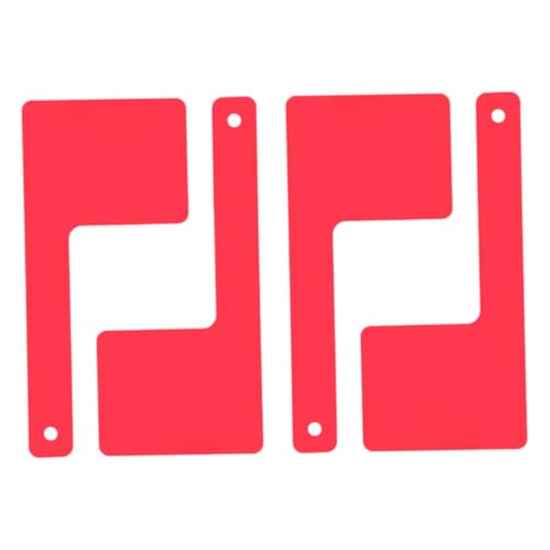 TOYANDONA 4stücke Acryl Briefkasten Zubehör Mit Drehbarer Roter Flagge Dekorative Ersatzflagge Für Briefkästen Uv-beständig Und Wasserfest Flexible Montageoptionen Für Garten Und Außenbereic von TOYANDONA