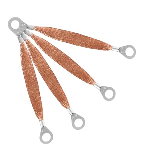 TOYANDONA 4 Stück Teiliges Auto Kupfer Erdungsband Antistatisch Flexibel Flach Geflochtene Statische Ableitung Kompatibel Einfache TOYANDONA 4 Stück Teiliges Auto Kupfer Erdungsband Antistatisch Flexibel Flach Geflochtene Statische Ableitung Kompatibel Einfache von TOYANDONA