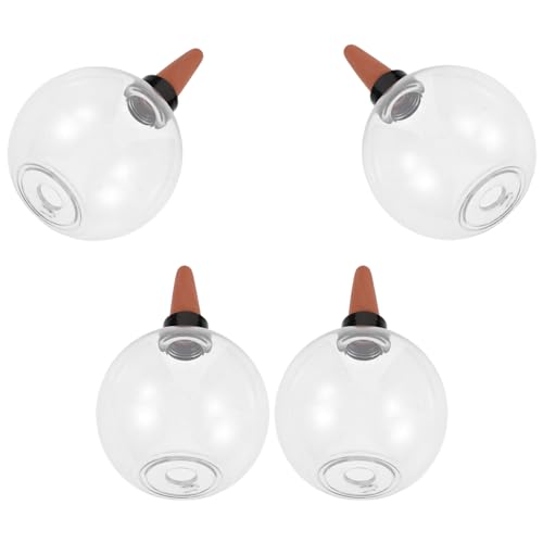 TOYANDONA 4 Stück Teiliges Automatische Bewässerungskugeln aus Kunststoff mit Keramikspitze Selbstbewässerndes Pflanzgerät für Zimmerpflanzen Balkon und Garten mit Langsamer Wasserabgabe TOYANDONA 4 Stück Teiliges Automatische Bewässerungskugeln aus Kunststoff mit Keramikspitze Selbstbewässerndes Pflanzgerät für Zimmerpflanzen Balkon und Garten mit Langsamer Wasserabgabe von TOYANDONA