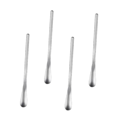 TOYANDONA 4 Stück Teiliges Edelstahl Rührlöffel Kurzgriff Eiscreme Cocktaillöffel Mehrzweck Bar Kücheneinsatz Silber Wiederverwendbar TOYANDONA 4 Stück Teiliges Edelstahl Rührlöffel Kurzgriff Eiscreme Cocktaillöffel Mehrzweck Bar Kücheneinsatz Silber Wiederverwendbar von TOYANDONA