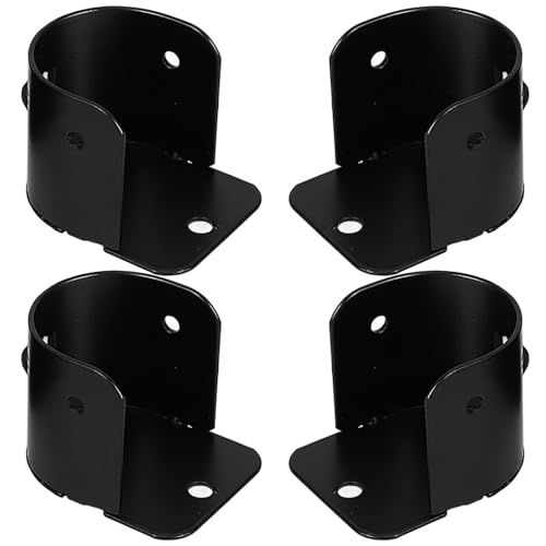 TOYANDONA 4 Stück Teiliges Edelstahl Schrankrohrhalter Rutschfeste Kleiderstangen endstützen Robuste Gardinenstangenhalterung für Duschvorhang und Handtuch Einfache Wandmontage Schwarz TOYANDONA 4 Stück Teiliges Edelstahl Schrankrohrhalter Rutschfeste Kleiderstangen endstützen Robuste Gardinenstangenhalterung für Duschvorhang und Handtuch Einfache Wandmontage Schwarz von TOYANDONA