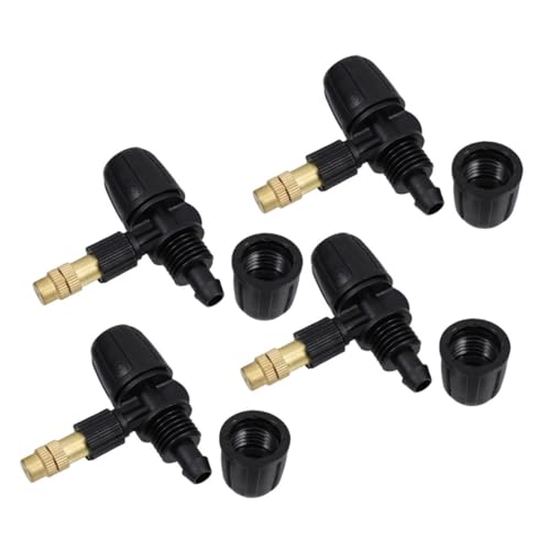 TOYANDONA 4 Stück Teiliges Einstellbares Zerstäubungsdüsen für Tropfbewässerung Garten Gewächshaus Rasenkühlung Kupfer Nebeldüsen für Effiziente Wasserversorgung und Leckfreie Bewässerung TOYANDONA 4 Stück Teiliges Einstellbares Zerstäubungsdüsen für Tropfbewässerung Garten Gewächshaus Rasenkühlung Kupfer Nebeldüsen für Effiziente Wasserversorgung und Leckfreie Bewässerung von TOYANDONA