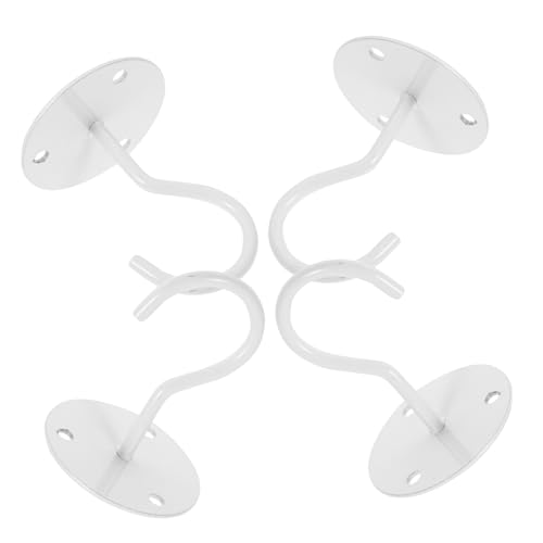 TOYANDONA 4 Stück Teiliges Eisenhaken für Decke und Wand Rostfreie Aufhängung für Blumenampeln Laternen Pflanzkörbe Vielseitige Deckenhaken für Balkon Garten und Innenbereich Vintage Stil von TOYANDONA