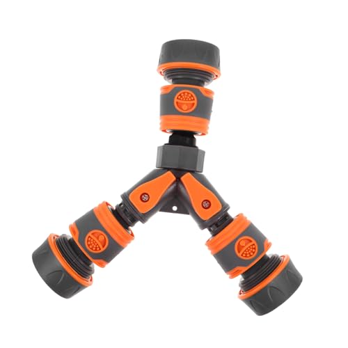 TOYANDONA 4 Stück Teiliges Gartenschlauch verteiler Schnellkupplung Kunststoff Wasserhahn Adapter mit Integriertem Absperrventil Unabhängige Durchflusskontrolle Robust und Leicht für TOYANDONA 4 Stück Teiliges Gartenschlauch verteiler Schnellkupplung Kunststoff Wasserhahn Adapter mit Integriertem Absperrventil Unabhängige Durchflusskontrolle Robust und Leicht für von TOYANDONA