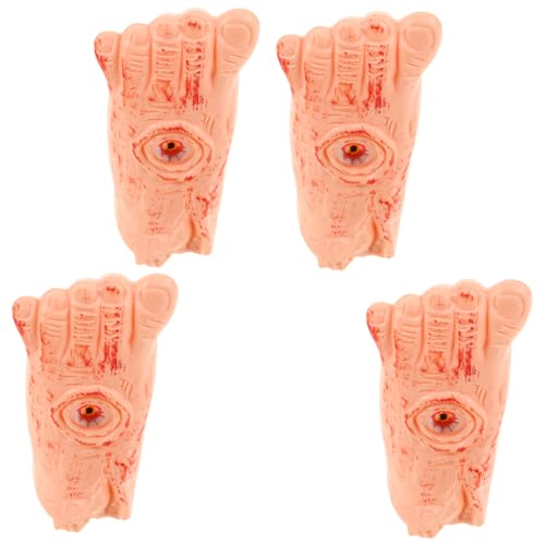 TOYANDONA 4 Stück Teiliges Halloween Dekolicht mit Simulierten Blutigen Abgebrochenen Füßen und Leuchtenden Augen Sicherer LED Nachtlicht für Innen und Außenbereich Gruselige TOYANDONA 4 Stück Teiliges Halloween Dekolicht mit Simulierten Blutigen Abgebrochenen Füßen und Leuchtenden Augen Sicherer LED Nachtlicht für Innen und Außenbereich Gruselige von TOYANDONA
