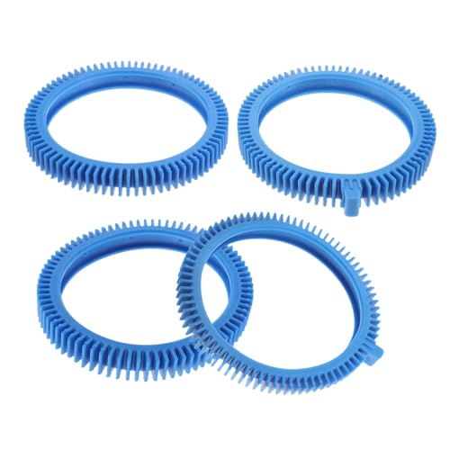 TOYANDONA 4 Stück Teiliges Pool-reinigungsräder aus Robustem PVC für Front Hinterreifen rutschfeste Ersatzteile für Automatische Pool-Sauger Optimiert für Effiziente Wasserreinigung und von TOYANDONA