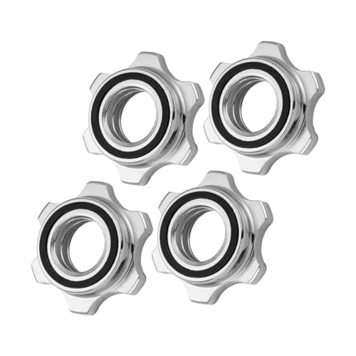 TOYANDONA 4 Stück Teiliges Rutschfeste Sechskantmutter für Kurzhantelstangen Doppelte Sicherung Halt Vielseitig Einsetzbar Beim Krafttraining TOYANDONA 4 Stück Teiliges Rutschfeste Sechskantmutter für Kurzhantelstangen Doppelte Sicherung Halt Vielseitig Einsetzbar Beim Krafttraining von TOYANDONA