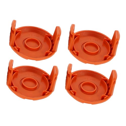 TOYANDONA 4 Stück Teiliges Spulenkappen Ersatz abdeckungen Kompatibel mit Worx Rasentrimmer Spool Cover Leicht Tragbar Praktisch von TOYANDONA