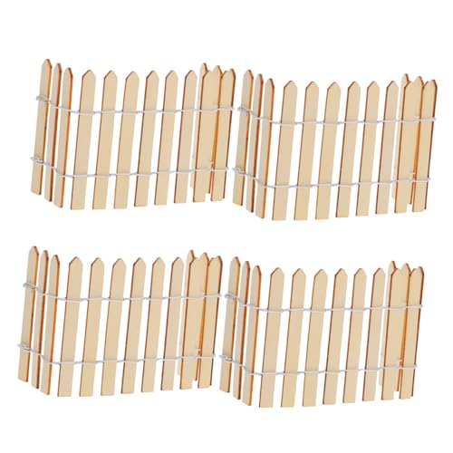 TOYANDONA 4 Stück Teiliges Unvollendetes Gartenzaun für Mikrolandschaften Natürliche Picket Zäune für Diy Deko und Puppenhaus Gartenornamente TOYANDONA 4 Stück Teiliges Unvollendetes Gartenzaun für Mikrolandschaften Natürliche Picket Zäune für Diy Deko und Puppenhaus Gartenornamente von TOYANDONA