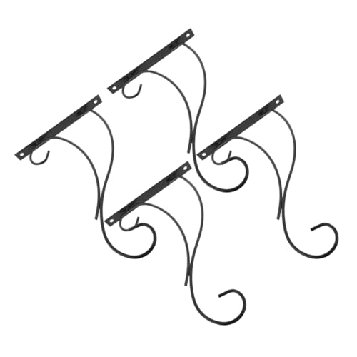 TOYANDONA 4 Stück Teiliges Wandhaken aus Metall Dekorativer Pflanzhalter für Blumenampeln Vogelhäuschen und Windspiele Platzsparend Rostfrei Einfach zu Montieren für Innen und Außenbereiche TOYANDONA 4 Stück Teiliges Wandhaken aus Metall Dekorativer Pflanzhalter für Blumenampeln Vogelhäuschen und Windspiele Platzsparend Rostfrei Einfach zu Montieren für Innen und Außenbereiche von TOYANDONA