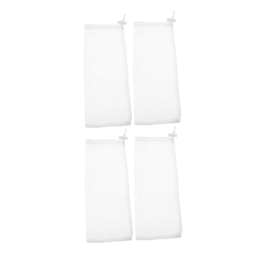 TOYANDONA 4 Stück Teiliges Wildvogel Futtersack aus Weißem Polyester Mesh Hängender Vogel Futtersack mit Kordelzug Wildvogel Futterstation für Garten Geeignet für Finken und Andere TOYANDONA 4 Stück Teiliges Wildvogel Futtersack aus Weißem Polyester Mesh Hängender Vogel Futtersack mit Kordelzug Wildvogel Futterstation für Garten Geeignet für Finken und Andere von TOYANDONA