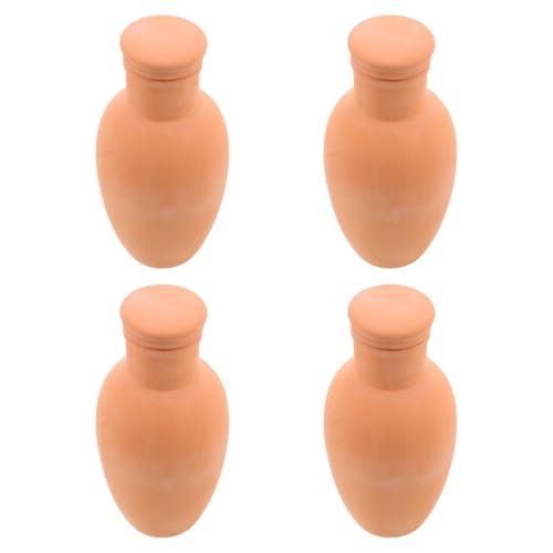 TOYANDONA 4 Stück Terrakotta Selbstbewässerungsspikes Teiliges Set Automatisches Bewässerungssystem für Zimmer und Gartenpflanzen für Kleine Töpfe und Enge Räume TOYANDONA 4 Stück Terrakotta Selbstbewässerungsspikes Teiliges Set Automatisches Bewässerungssystem für Zimmer und Gartenpflanzen für Kleine Töpfe und Enge Räume von TOYANDONA