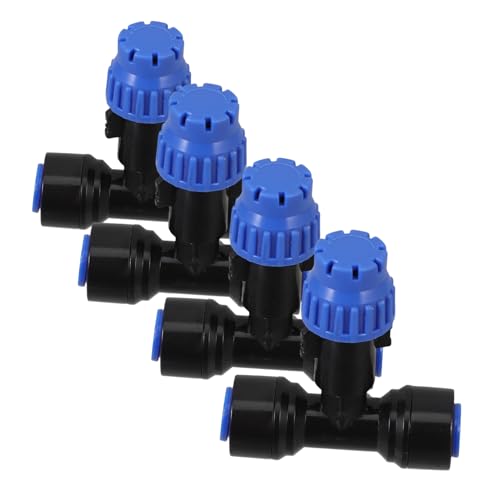 TOYANDONA 4 Stück Tropfbewässerung Schnellverbinder für Gartenbewässerungssysteme Kunststoffadapter für Effiziente Bewässerung Kompatibel mit Verschiedenen Tropfsystemen von TOYANDONA