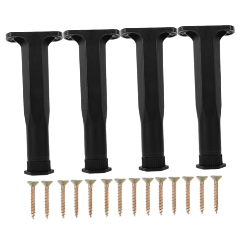 TOYANDONA 4 Stück Verstellbare Möbelbeine mit Schrauben Robuste Kunststoffstützfüße für Betten Schränke Sofas und Tische Ersatzmöbelstützen für Schwere Möbelstücke TOYANDONA 4 Stück Verstellbare Möbelbeine mit Schrauben Robuste Kunststoffstützfüße für Betten Schränke Sofas und Tische Ersatzmöbelstützen für Schwere Möbelstücke von TOYANDONA