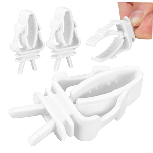 TOYANDONA 4 Stück Vogelkäfig Zubehör Teiliges Abs Futterclips für Kanarienvögel Futterhalter Clips zur Befestigung von Obst Gemüse Robust und Einfach zu Montieren von TOYANDONA
