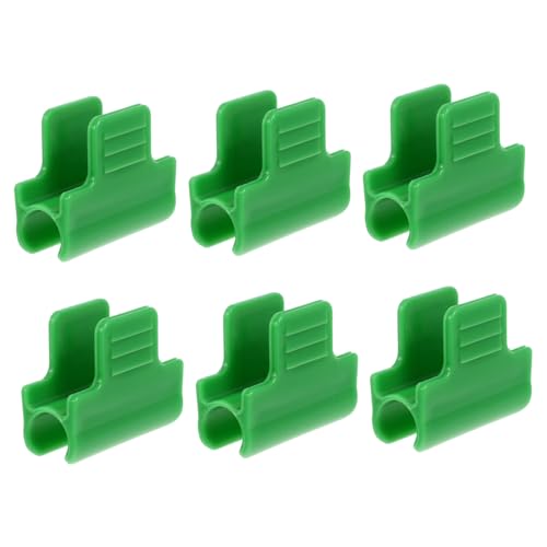 TOYANDONA 40 Stück Gewächshausklammern Kunststoff Pflanzenschutzclips für Folienbefestigung Langlebig Wiederverwendbar für Gewächshausfolien Netz Schattenabdeckungen Praktisches von TOYANDONA