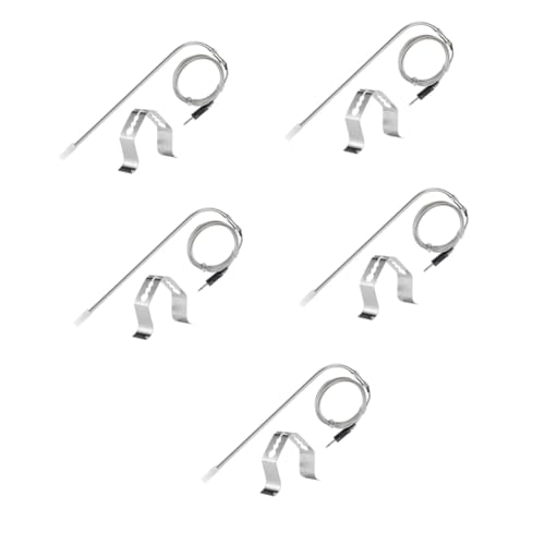 TOYANDONA 5 Sätze Bbq Thermometer Clip Teiliges mit Drei Löchern für Fleischthermometer für Grill und Smoker Präzise Temperaturmessung Einfach zu Reinigen Kompatibel mit Gängigen von TOYANDONA