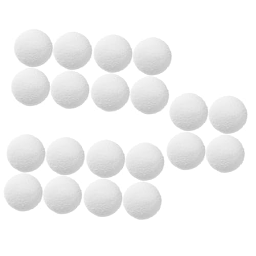 TOYANDONA 5 Sätze Ölabsorbierender Schwammball Reinigung Filterkugeln Für Haushaltspools Schwammfilterelement Purifikator -schwammfilter Filterbälle Für Schwimmbecken Weiß 4 Stück * 5 von TOYANDONA