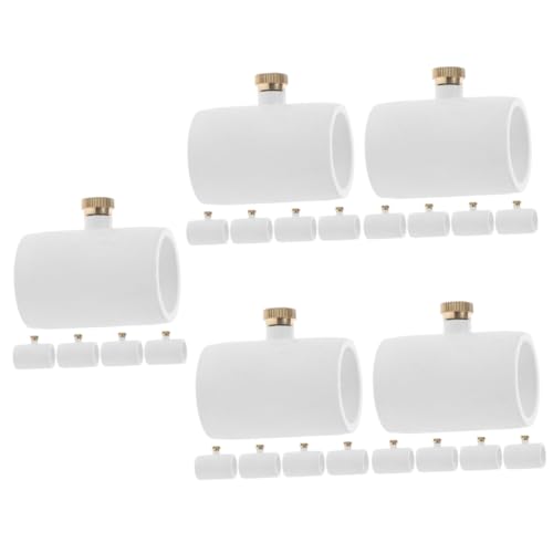 TOYANDONA 5 Sätze PVC -sprühanschluss Nebel Herr Emitter Sprühgerät Im Freien Sprühwischer Garten-ersatzdüse Düse Für Landwirtschaftliche Sprinkler Wasserdüse PVC-rohrdüse Weiß 5 Stücke * 5 von TOYANDONA