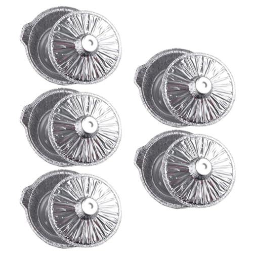 TOYANDONA 5 Stück Alufolienkocher Camping Kochgeschirr Mit Mikrowellen Nummer Eloxiert Back Camping Topfdeckel Folien Suppentopf Alufolien Topf Töpfe Outdoor Aluminium Ofentopf von TOYANDONA