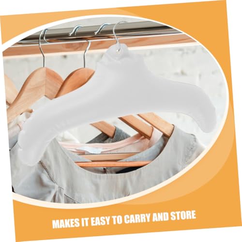 TOYANDONA 5 Stück Aufblasbare Reise kleiderbügel Faltbar Platzsparend Schnelles Aufblasen Leichter PVC Kleiderhalter für Unterwegs und Geschäftsreisen TOYANDONA 5 Stück Aufblasbare Reise kleiderbügel Faltbar Platzsparend Schnelles Aufblasen Leichter PVC Kleiderhalter für Unterwegs und Geschäftsreisen von TOYANDONA