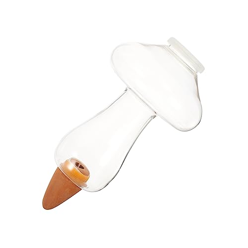 TOYANDONA 5 Stück Automatisches Bewässerungsgerät Pilzform Transparent Pflanzenspender für Topfpflanzen Garten Bewässerungssystem mit Spitzem Einsteckdesign für Einfache Nutzung und von TOYANDONA