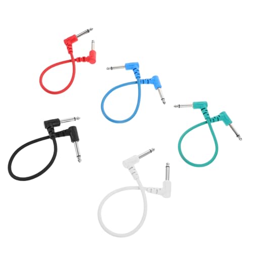TOYANDONA 5 Stück Gitarrenpedal-anschlusskabel – 30 Cm Metalldraht-patchkabel Für Gitarreneffektpedal-effektplatine, Schnelles Plug-and-play TOYANDONA 5 Stück Gitarrenpedal-anschlusskabel – 30 Cm Metalldraht-patchkabel Für Gitarreneffektpedal-effektplatine, Schnelles Plug-and-play von TOYANDONA