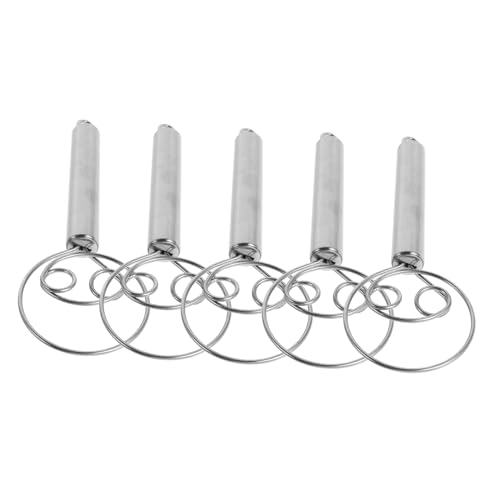 TOYANDONA 5 Stück Hand Eierschläger Vielseitiger Schneebesen zum von Eiern Teig und Mehl Küchengerät für Backen und Kochen Leicht und Robust TOYANDONA 5 Stück Hand Eierschläger Vielseitiger Schneebesen zum von Eiern Teig und Mehl Küchengerät für Backen und Kochen Leicht und Robust von TOYANDONA