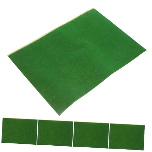 TOYANDONA 5 Stück Mit Nylon Beflocktes Gras Puppe Fälschung Rasen Groß Grasteppich Unterlage Grasmatte Verriegelung Dekoration Künstlich Gefälscht Fake Gras Pad Plastik Green von TOYANDONA