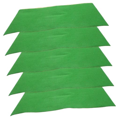 TOYANDONA 5 Stück Mit Nylon beflocktes Gras Unterlage Grasteppich Puppe groß Verriegelung kunstgras Artificial Grass Sandbox Kunstrasen mit Sandtisch gefälschte Grasmatte Plastik Green TOYANDONA 5 Stück Mit Nylon beflocktes Gras Unterlage Grasteppich Puppe groß Verriegelung kunstgras Artificial Grass Sandbox Kunstrasen mit Sandtisch gefälschte Grasmatte Plastik Green von TOYANDONA