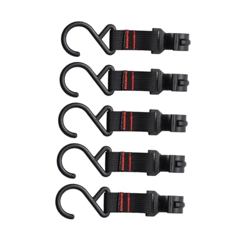 TOYANDONA 5 Stück Outdoor Camping Haken Aufhänger Vielseitig Beweglich Robust für Kleidung Taschen Kochgeschirr Gartennutzung Platzsparend und Einfach zu Montieren von TOYANDONA