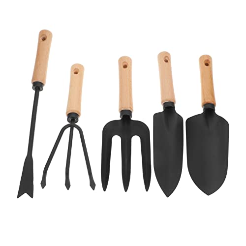 TOYANDONA 5 Stück Praktisches Teiliges Gartenwerkzeug Set Holzgriff Gartenschaufeln und Rechen für Unkrautentfernung Bodenlockerung Belüftung und Umpflanzen Robust und Rostfrei für TOYANDONA 5 Stück Praktisches Teiliges Gartenwerkzeug Set Holzgriff Gartenschaufeln und Rechen für Unkrautentfernung Bodenlockerung Belüftung und Umpflanzen Robust und Rostfrei für von TOYANDONA