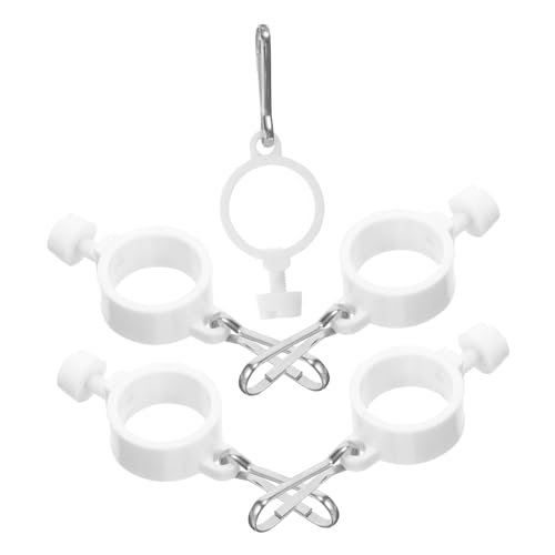 TOYANDONA 5 Stück Teiliges Fahnenmast Montageringe Langlebigem Kunststoff Drehbare Flaggenhalter für Entfernen Verhedderung Geeignet als Flaggenmast Zubehör für Außenbereiche TOYANDONA 5 Stück Teiliges Fahnenmast Montageringe Langlebigem Kunststoff Drehbare Flaggenhalter für Entfernen Verhedderung Geeignet als Flaggenmast Zubehör für Außenbereiche von TOYANDONA