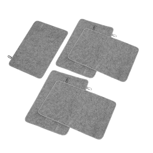 TOYANDONA 5 Stück Teiliges Filz Sauna Sitzkissen Dicke Wasserabsorbierende Isolierung rutschfeste Saunamatte für Bank Boden und Dampfbad Tragbar und Leicht für Spa-Bereich von TOYANDONA