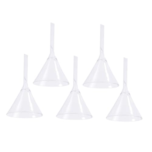 TOYANDONA 5 Stück Teiliges Glas dreieckstrichter Chemischer Fülltrichter aus Langlebigem Glas Wiederverwendbar Handwaschbar Leicht und Präzise für Labor Analyseanwendungen TOYANDONA 5 Stück Teiliges Glas dreieckstrichter Chemischer Fülltrichter aus Langlebigem Glas Wiederverwendbar Handwaschbar Leicht und Präzise für Labor Analyseanwendungen von TOYANDONA