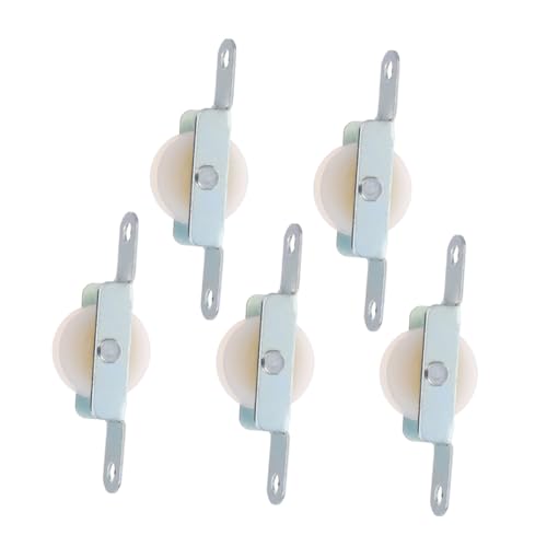 TOYANDONA 5 Stück Teiliges Patio Sonnenschirm Ersatzteilset mit Robustem Schiebebeschlag und Seilrolle Kompatibel mit Garten und Strandsonnenschirmen Langlebige Pulley Halterung für von TOYANDONA