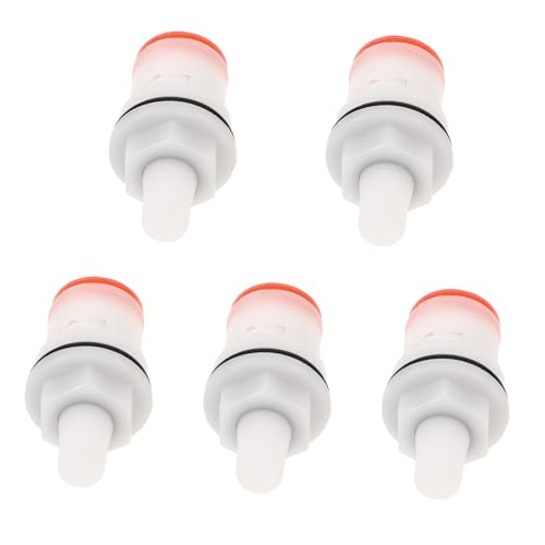 TOYANDONA 5 Stück Teiliges Robuster Kunststoff Ventileinsatz Druck und Hitzebeständig Schneller Austausch Langlebiger Wasserhahn Ersatzteil für Bad und Küchenarmaturen von TOYANDONA