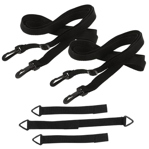 TOYANDONA 5 Stück Teiliges Verstellbare Fixiergurte für Sonnenschirme Wind Stabilisierung für Terrassenschirme Leicht und Tragbar für Balkon Garten und Camping von TOYANDONA