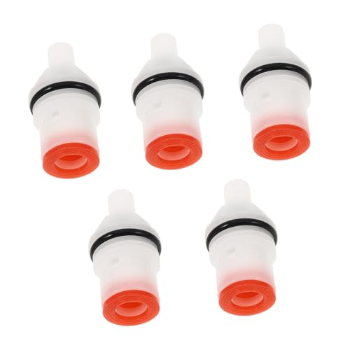 TOYANDONA 5 Stück Teiliges Wasserhahn Ventil Ersatzteil Kunststoff Robust Druck und Hitzebeständig Kompatibel mit Warm und Kaltwasser für Einhebel und Eckventile Präzise Fertigung Langlebig TOYANDONA 5 Stück Teiliges Wasserhahn Ventil Ersatzteil Kunststoff Robust Druck und Hitzebeständig Kompatibel mit Warm und Kaltwasser für Einhebel und Eckventile Präzise Fertigung Langlebig von TOYANDONA