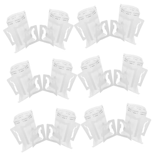 TOYANDONA 50 Stück Einweg Kaffeefilterbeutel aus Filterpapier mit Aufhängelohr Tragbare Tropfkaffeefilter für Schnelles Brühen zu Hause Büro und Unterwegs Kompatibel für Kaffee und Tee von TOYANDONA